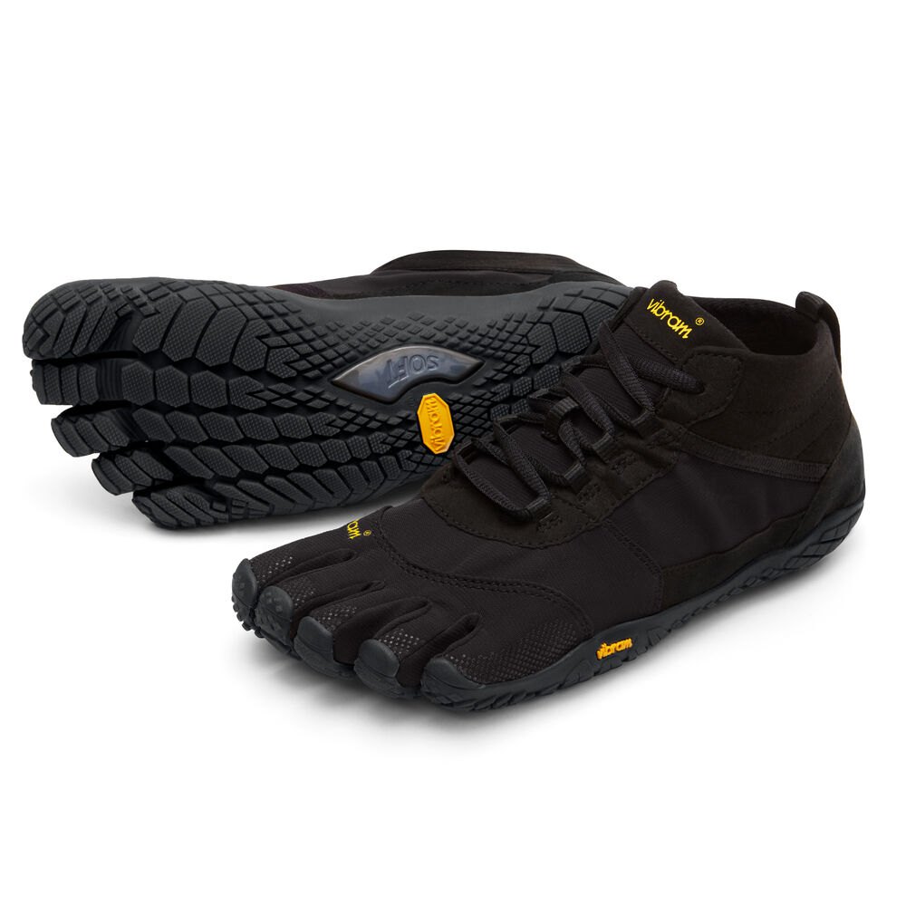 Vibram Five Fingers Womens V-Trek - Trail Shoes Black - AOC687123